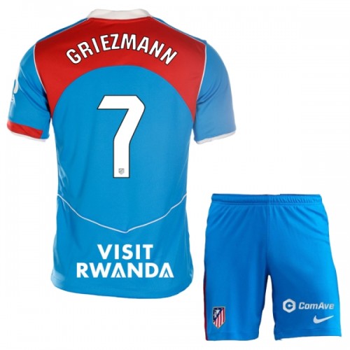 Officiële Voetbalshirt + Korte Broek Atlético Madrid Griezmann 7 Derde 2025-26 - Kids Officiële Voetbalshirt + Korte Broek Atlético Madrid Griezmann 7 Derde 2025-26 - Kids